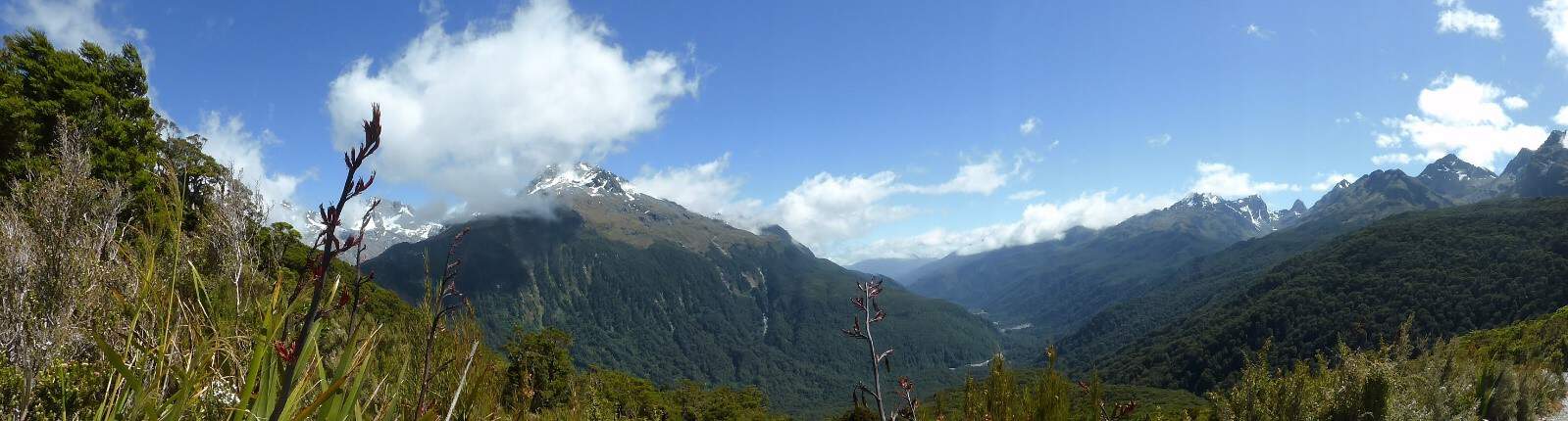 View walking up Key Summit, Routeburn