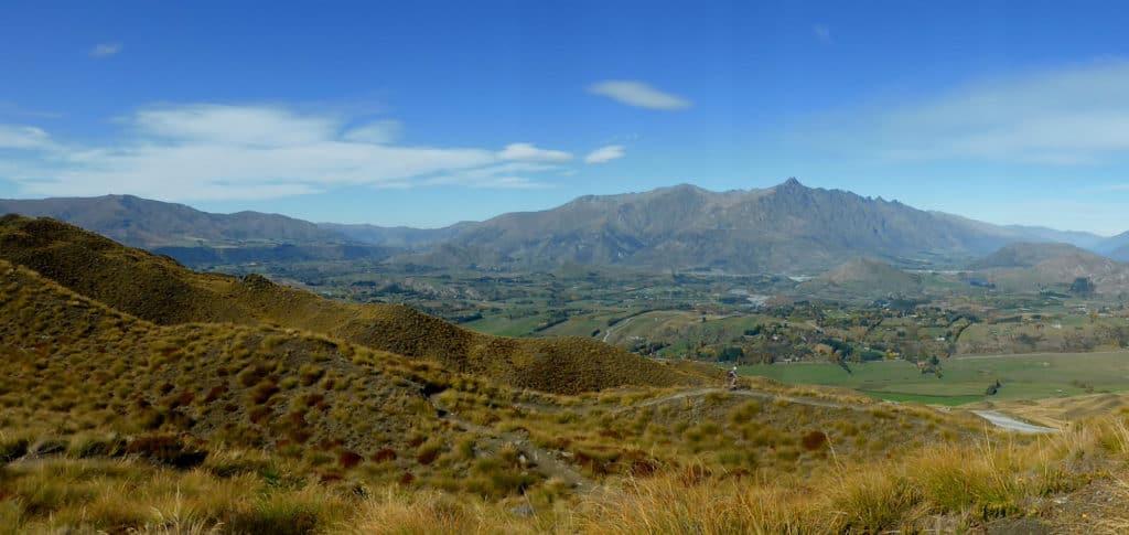 View from Coronet Peak Mountain Bike Trails