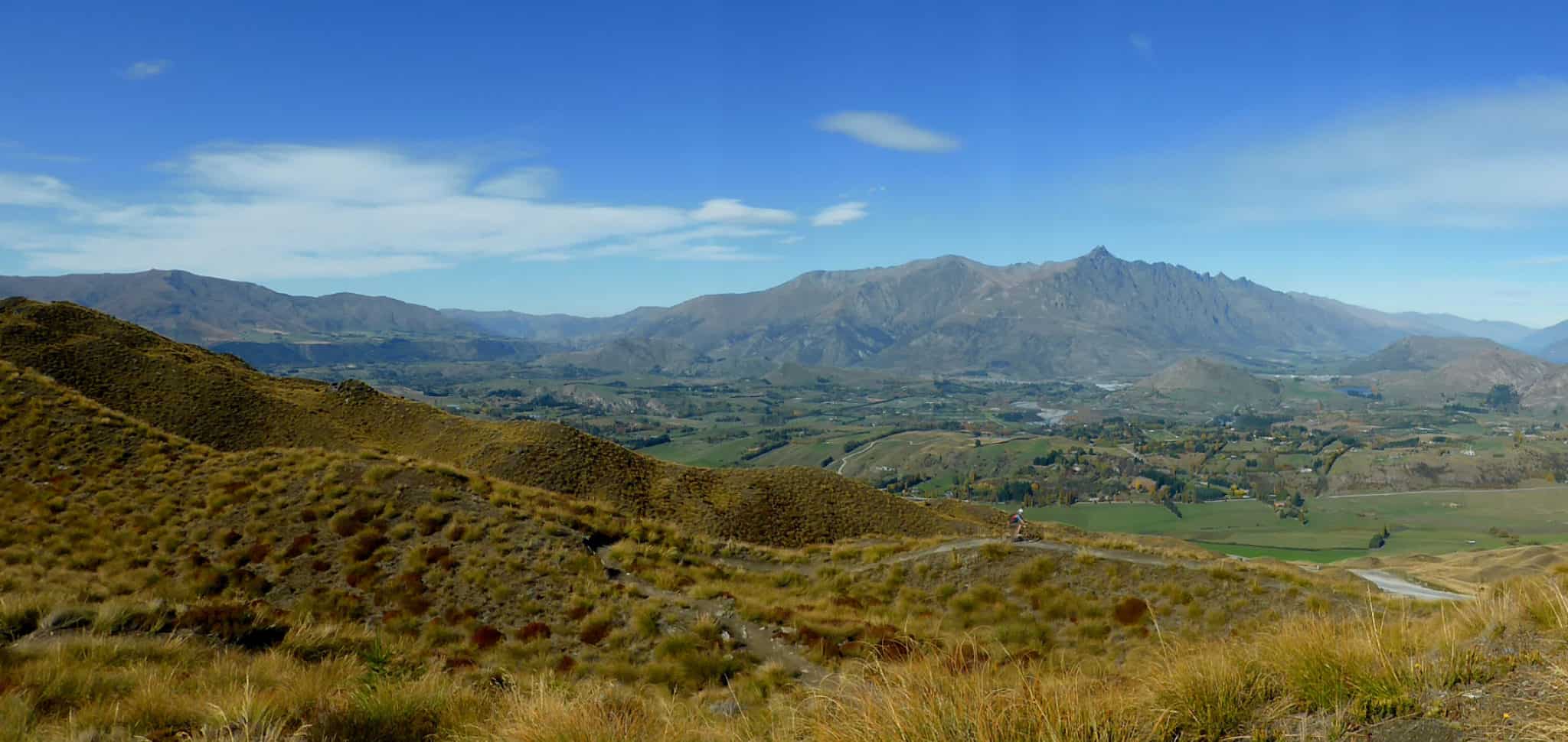 Views from Coronet Peak Mountain Bike Trails