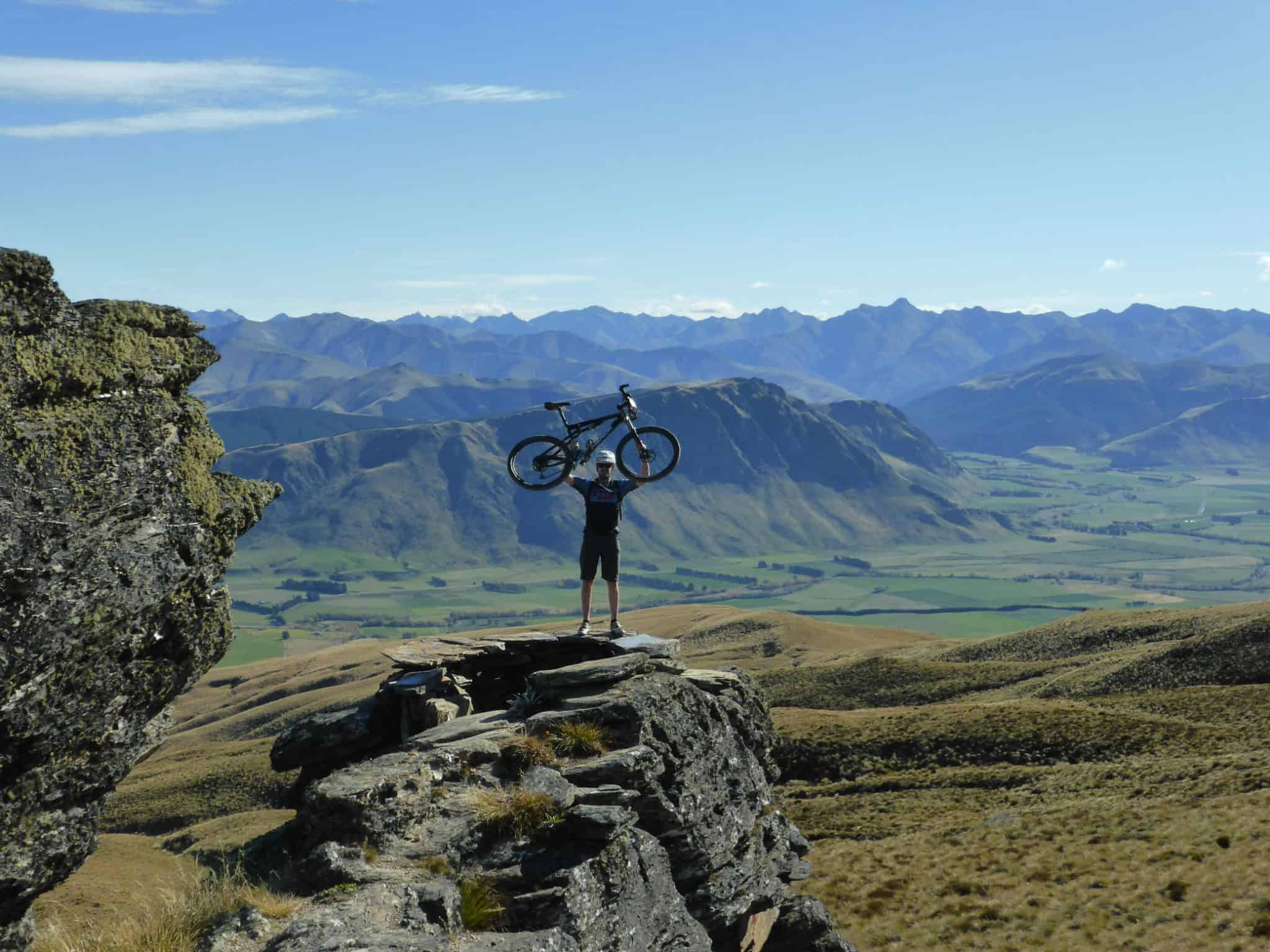 Stoked with view from Welcome Rock