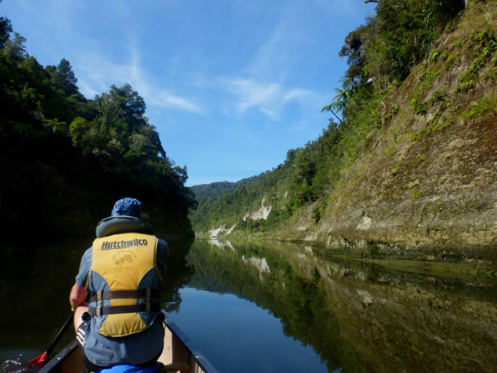 Canoeing the beautiful Whanganui