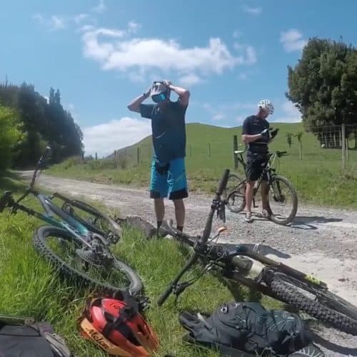 Riding Western Okataina Walkway