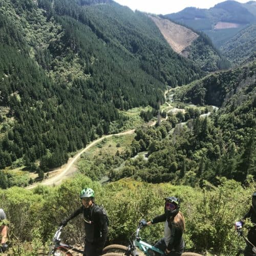 Stoked Riders at Wairoa Gorge