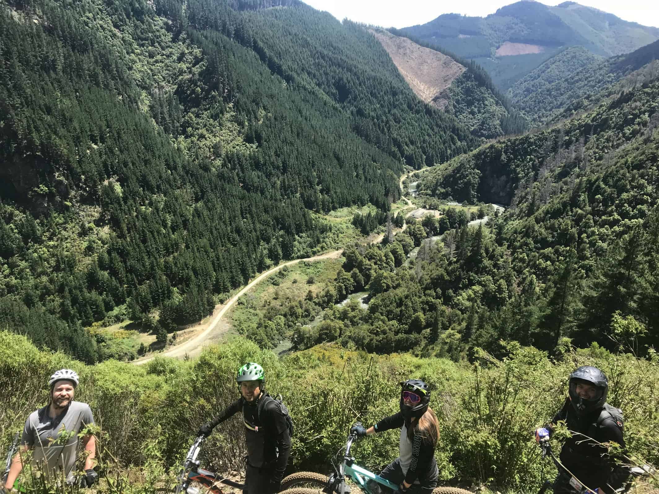 Stoked Riders at Wairoa Gorge