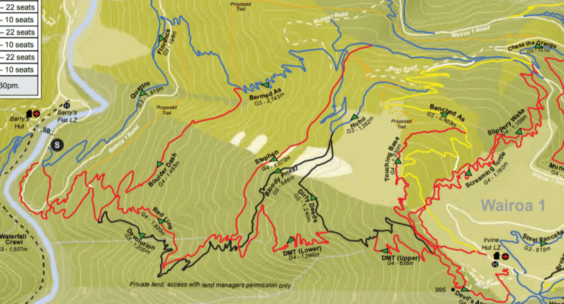 Wairoa Gorge Trail Map