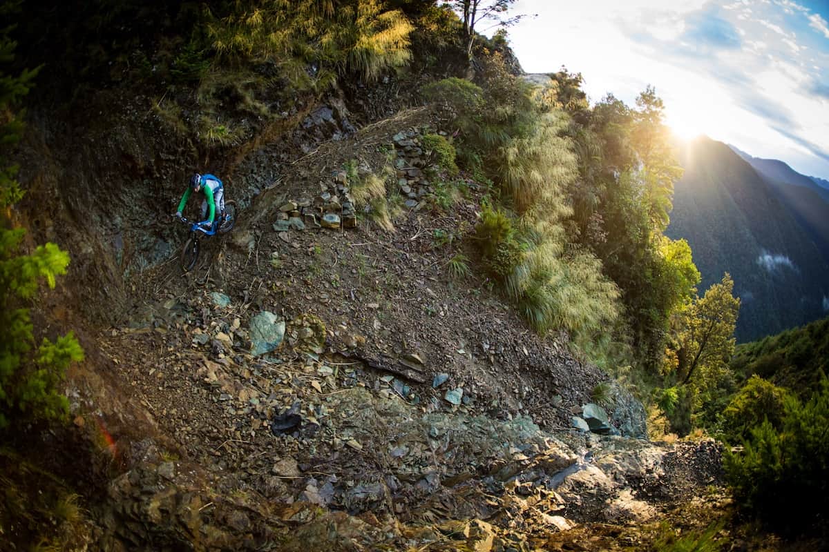 Wairoa Gorge rider on Trail