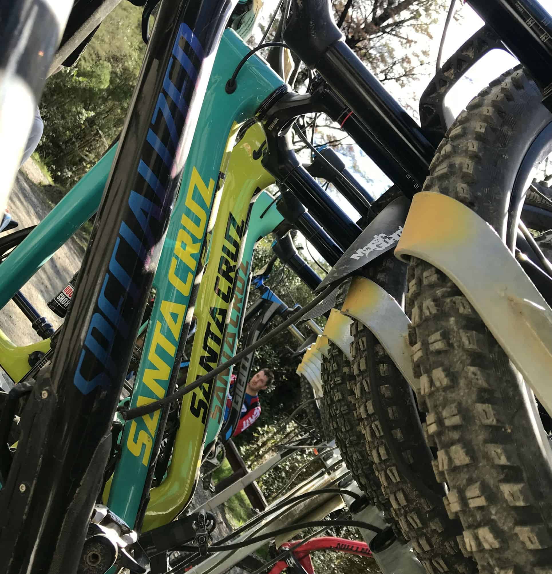 Bikes at Wairoa Gorge